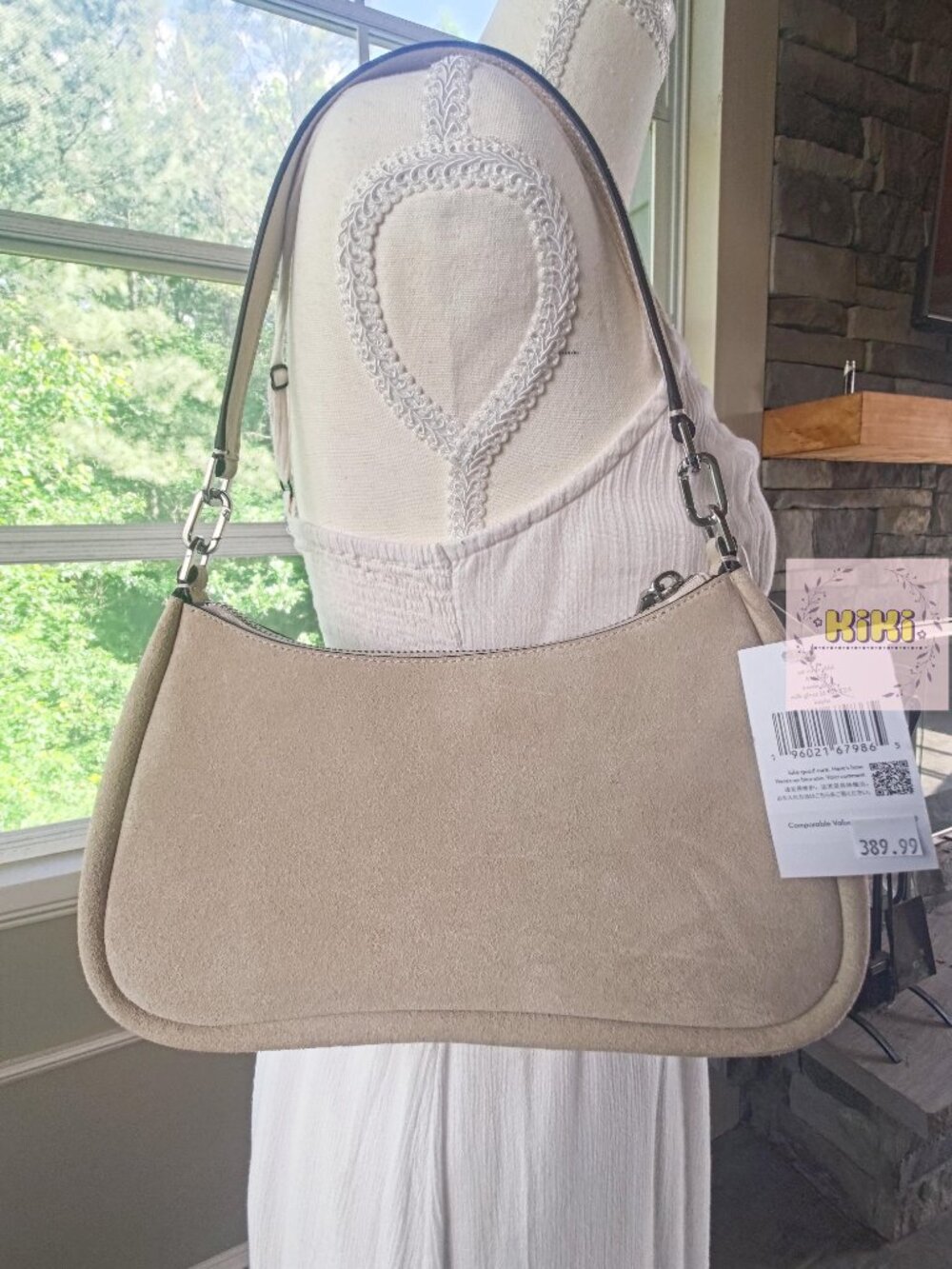 Kate Spade Kayla Suede Studs Small Convertible Shoulder Bag KM670 - Picture 5 of 14